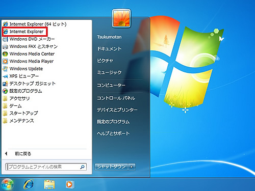Internet Explorer 9 ȑÕo[W̏ꍇ