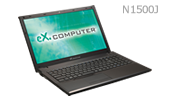 eX.computer note N1500J �y�ʏ��^�X�����m�[�gPC