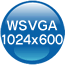 画面サイズ：1024×600 (WSVGA)