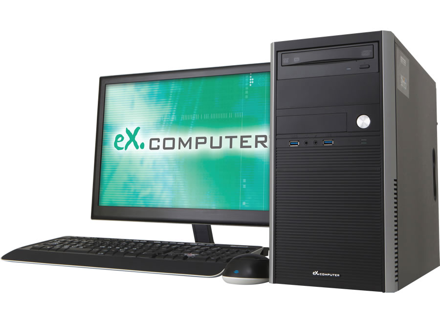 eX.computer AMD A12-9800搭載の低価格デスクトップパソコン