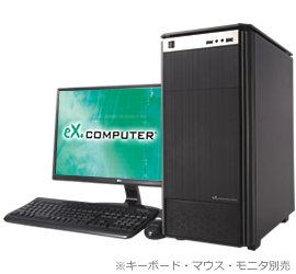 クリエイターPC WA7J-E213/ZT - BTOパソコン eX.computer