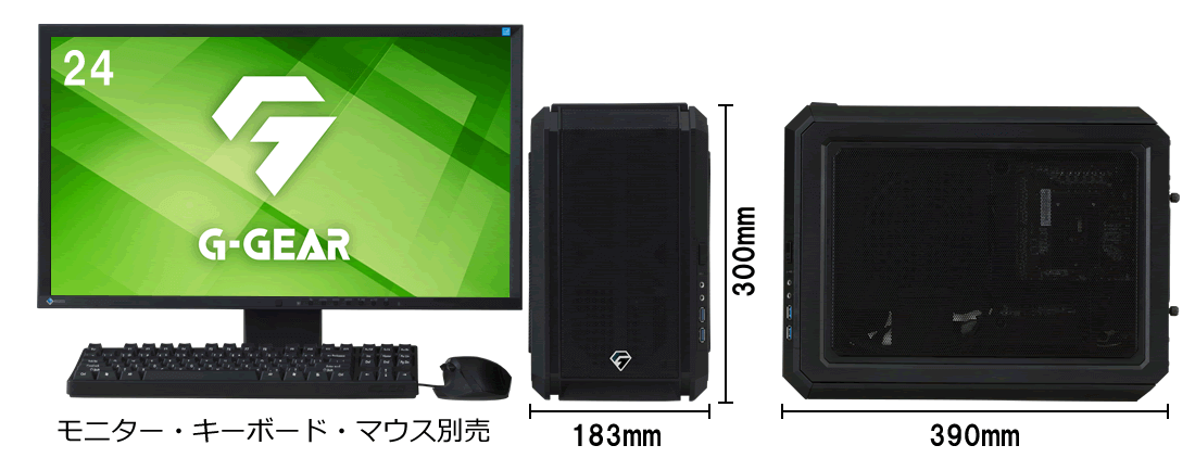 【eX.computer】G-GEAR mini GI7J-C91T/NT2