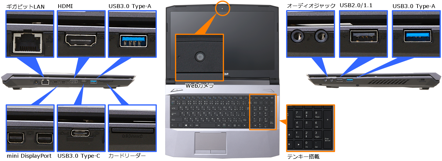 N1545K-700/T - BTOノートパソコン eX.computer