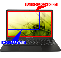 14.1" Full HD LCD