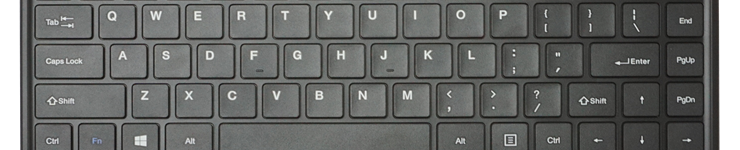 US layout keyboard