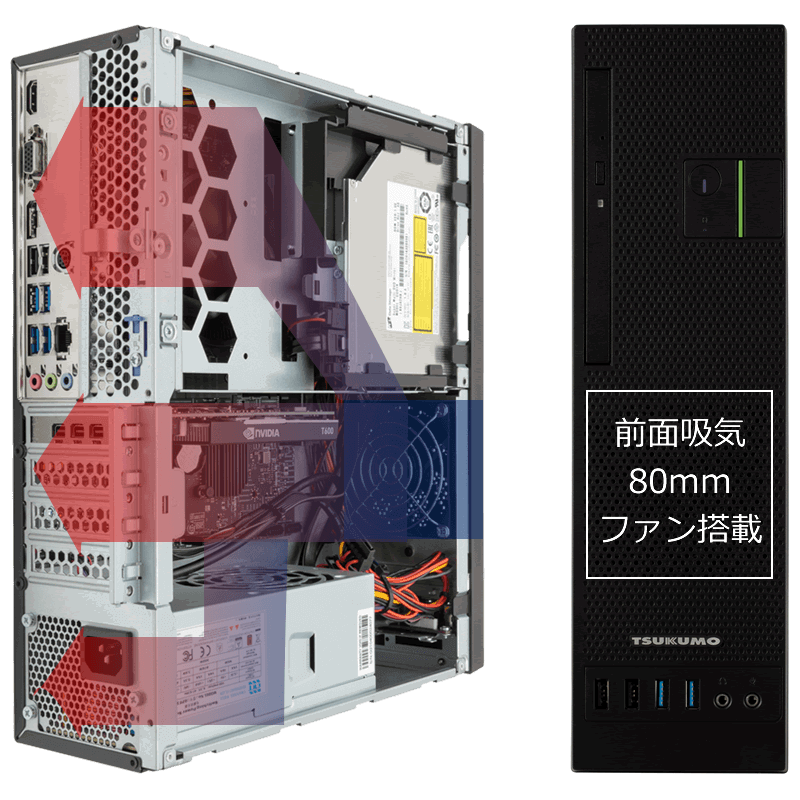 デスクトップPC：TSUKUMO PC SLIM(ツクモPCスリム) - TSUKUMO